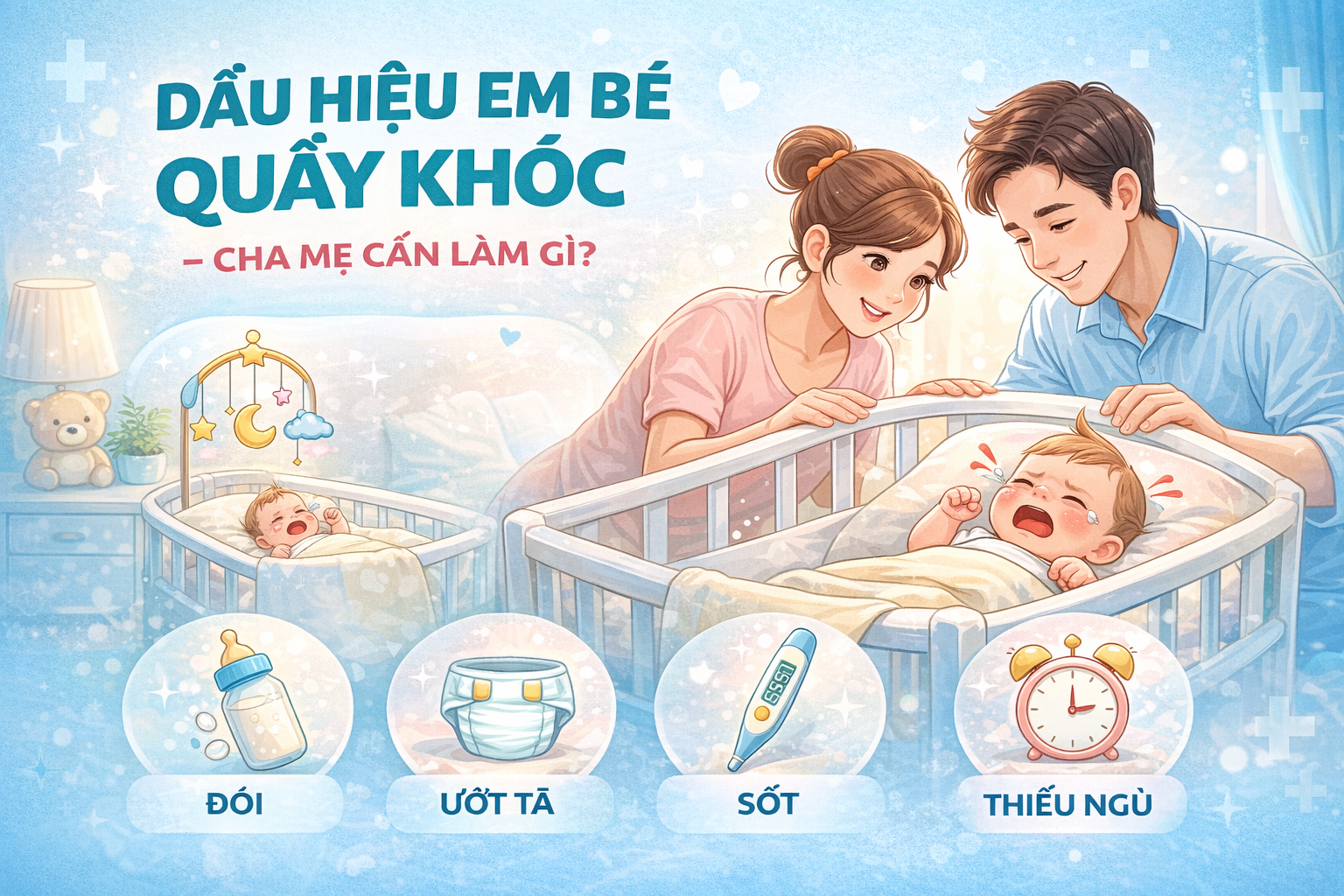 Sai lầm khi chăm sóc trẻ sơ sinh mà cha mẹ hay mắc phải
